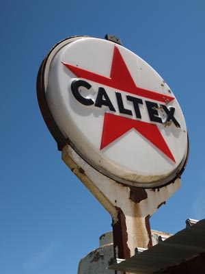 Old Caltex Sign